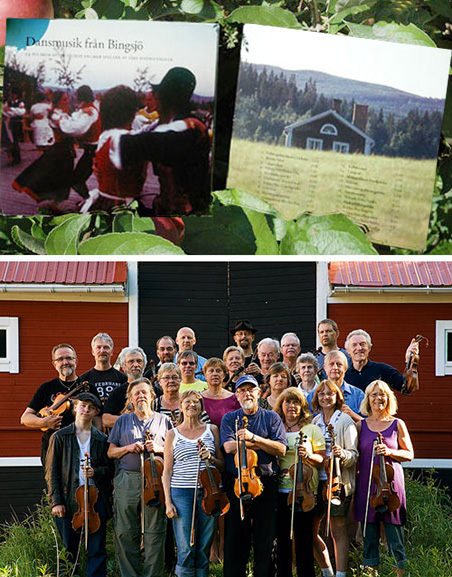 Bild på CD-skivan Dansmusik från Bingsjö och Bingsjöspelgänget